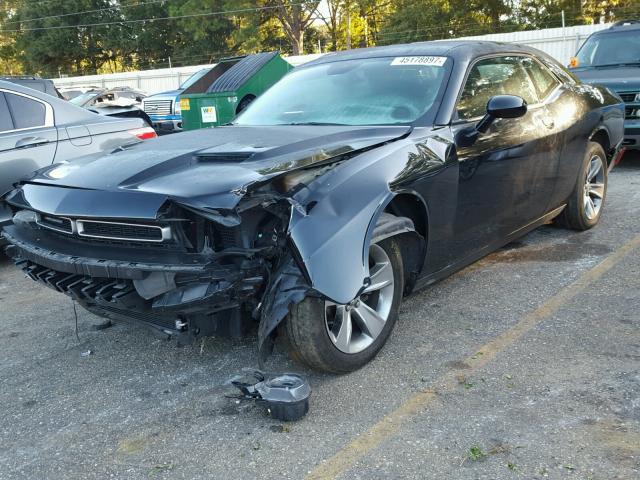 2C3CDZAG4FH865211 - 2015 DODGE CHALLENGER BLACK photo 2