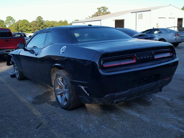 2C3CDZAG4FH865211 - 2015 DODGE CHALLENGER BLACK photo 3