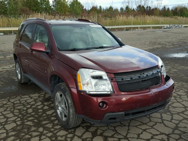 2CNDL53FX96223796 - 2009 CHEVROLET EQUINOX LT RED photo 1