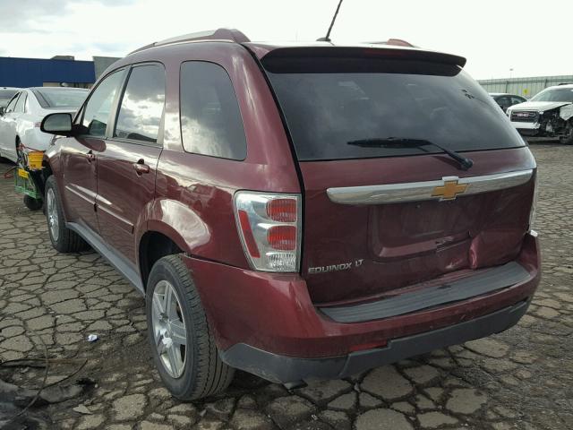 2CNDL53FX96223796 - 2009 CHEVROLET EQUINOX LT RED photo 3