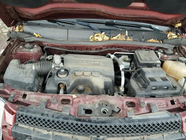 2CNDL53FX96223796 - 2009 CHEVROLET EQUINOX LT RED photo 7