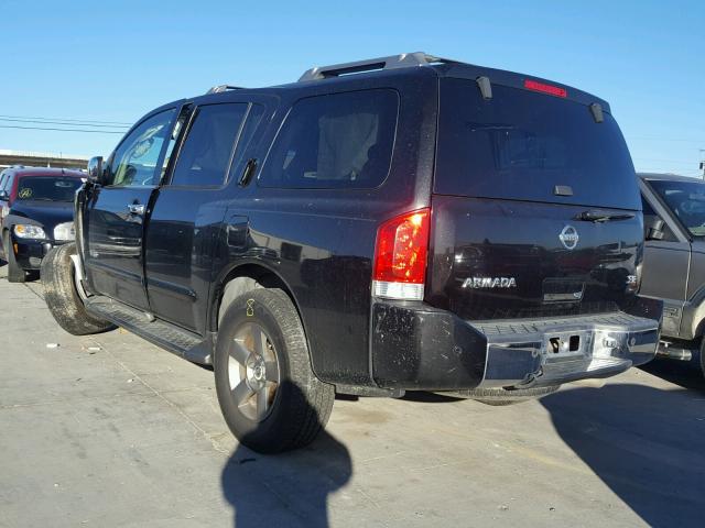 5N1AA08A65N712999 - 2005 NISSAN ARMADA BLACK photo 3