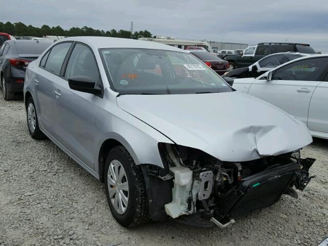 3VW2K7AJ5CM316592 - 2012 VOLKSWAGEN JETTA BASE SILVER photo 1