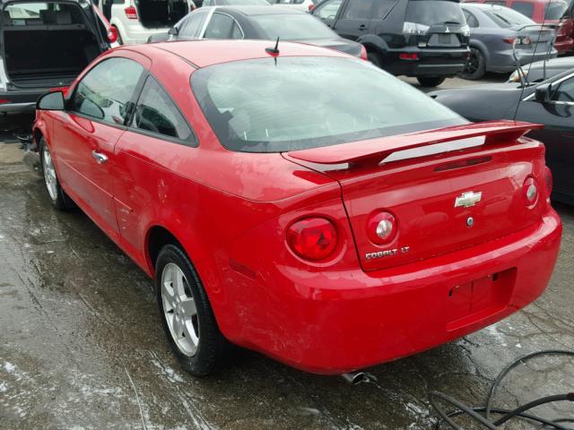 1G1AT18H497190135 - 2009 CHEVROLET COBALT RED photo 3