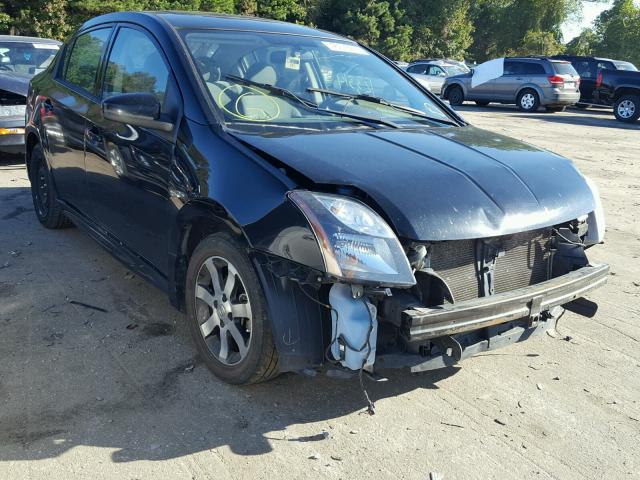 3N1AB6AP2CL608738 - 2012 NISSAN SENTRA 2.0 BLACK photo 1