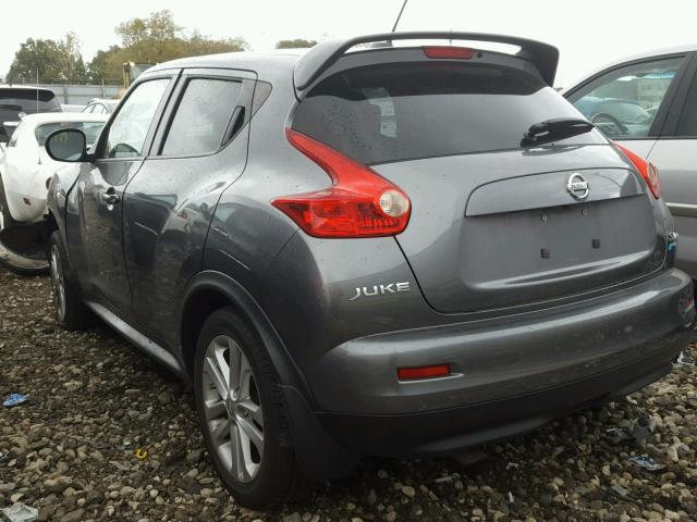 JN8AF5MV2ET362220 - 2014 NISSAN JUKE S GRAY photo 3