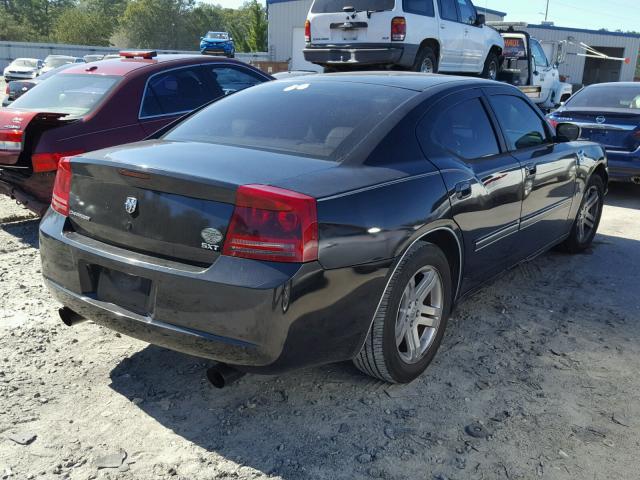 2B3KA43G46H426141 - 2006 DODGE CHARGER SE BLACK photo 4