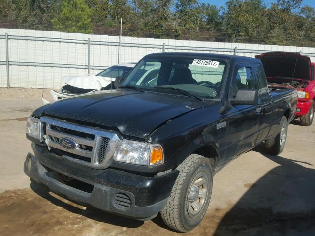 1FTYR44U98PA42537 - 2008 FORD RANGER BLACK photo 2