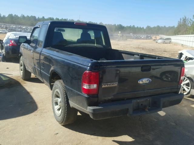 1FTYR44U98PA42537 - 2008 FORD RANGER BLACK photo 3