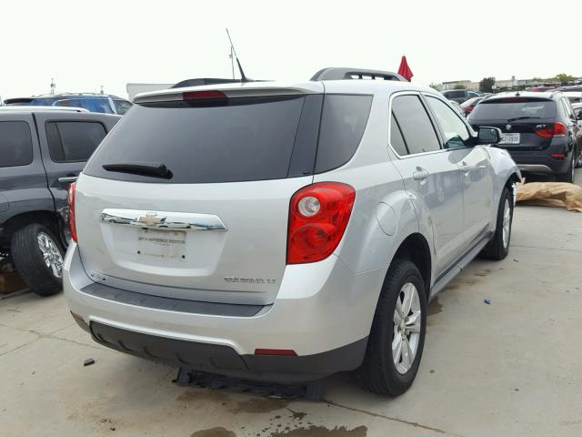 2GNALDEK2C6360225 - 2012 CHEVROLET EQUINOX LT SILVER photo 4