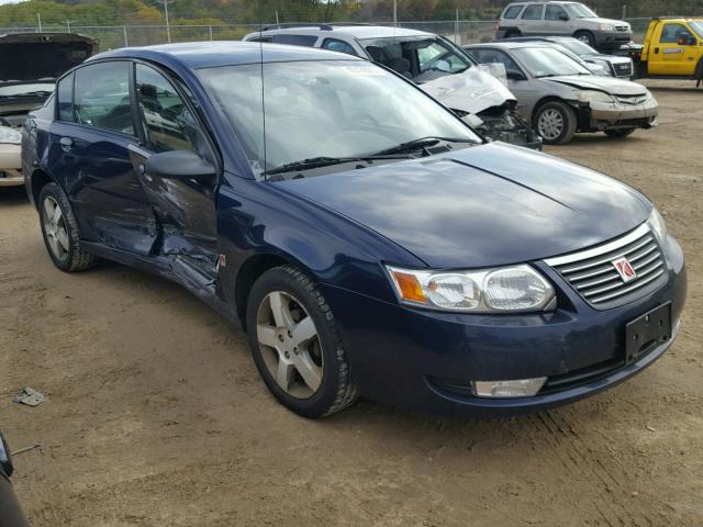 1G8AL58F57Z118174 - 2007 SATURN ION LEVEL BLUE photo 1