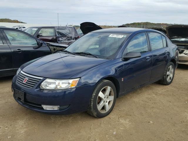 1G8AL58F57Z118174 - 2007 SATURN ION LEVEL BLUE photo 2