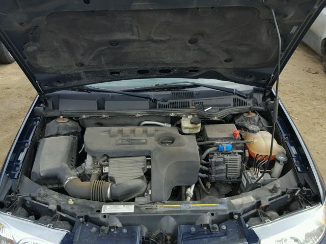 1G8AL58F57Z118174 - 2007 SATURN ION LEVEL BLUE photo 7