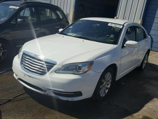 1C3CCBBG7DN704199 - 2013 CHRYSLER 200 TOURIN WHITE photo 2