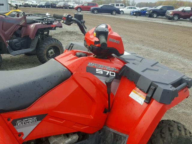 4XAMH57A7EA611755 - 2014 POLARIS SPORTSMAN RED photo 5