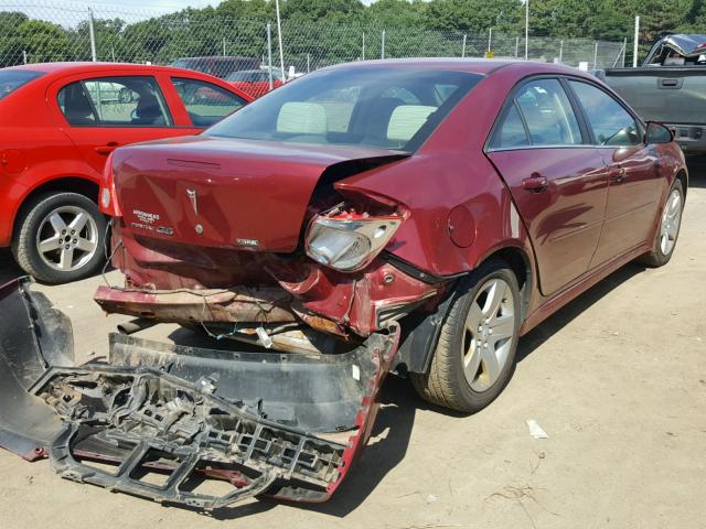 1G2ZA5E08A4120931 - 2010 PONTIAC G6 RED photo 4