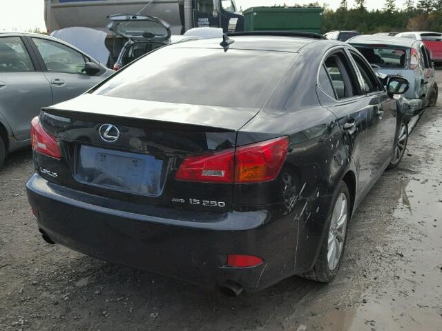 JTHCK262972009689 - 2007 LEXUS IS 250 BLACK photo 4