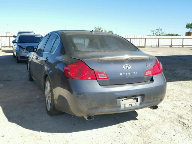 JNKCV61E79M309349 - 2009 INFINITI G37 GRAY photo 3