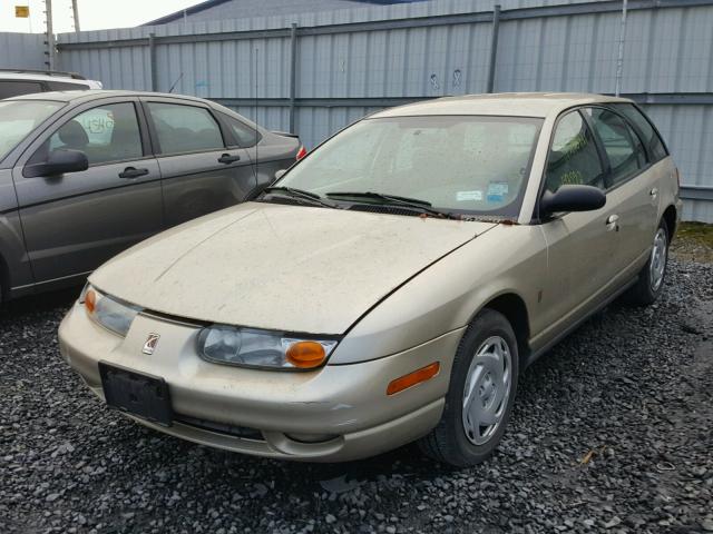 1G8ZN82771Z244849 - 2001 SATURN SW2 GOLD photo 2
