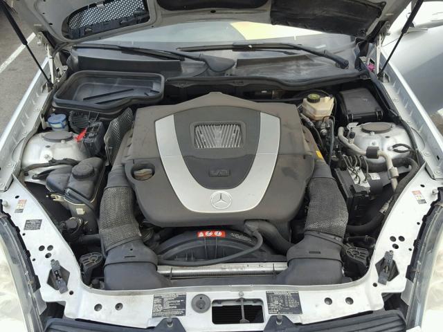 WDBWK56F86F095067 - 2006 MERCEDES-BENZ SLK 350 SILVER photo 7