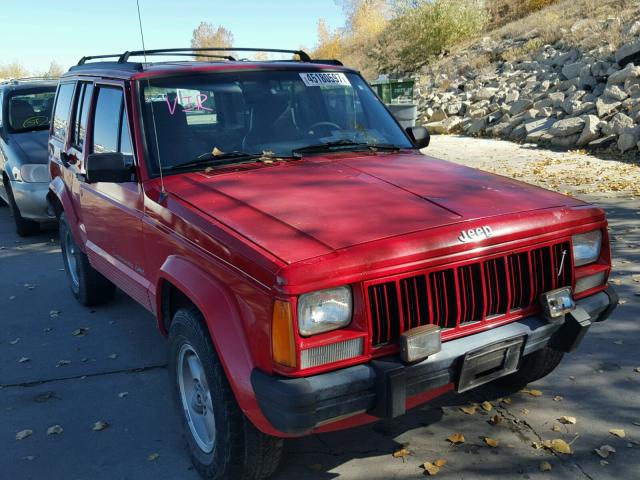 1J4FJ68S9TL333116 - 1996 JEEP CHEROKEE S RED photo 1