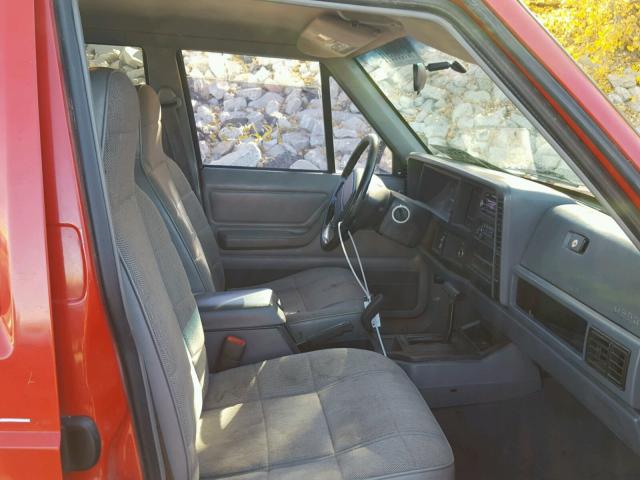 1J4FJ68S9TL333116 - 1996 JEEP CHEROKEE S RED photo 5