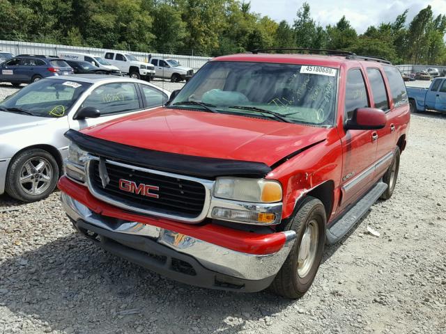 3GKEC16T41G140381 - 2001 GMC YUKON XL C RED photo 2