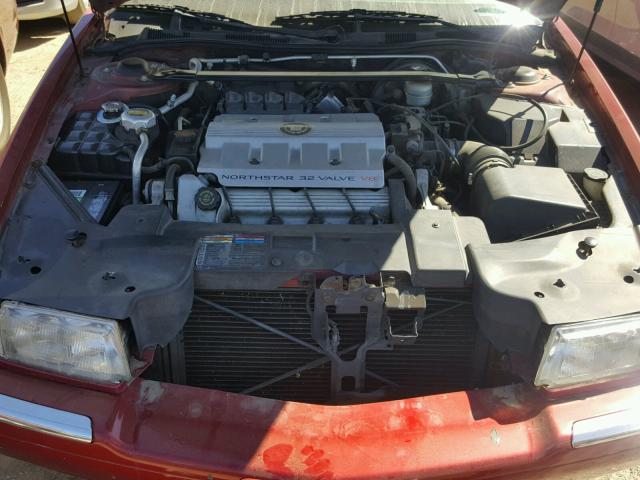 1G6ET1297XU605525 - 1999 CADILLAC ELDORADO T RED photo 7