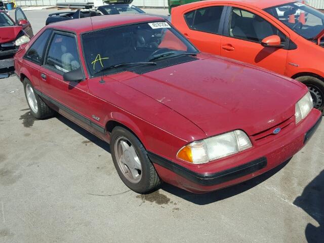 1FABP41EXKF308062 - 1989 FORD MUSTANG LX RED photo 1