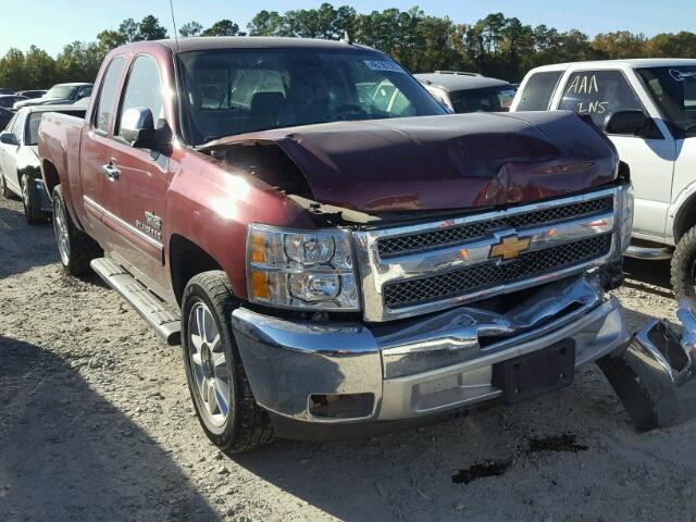 1GCRCSE02DZ351559 - 2013 CHEVROLET SILVERADO MAROON photo 1