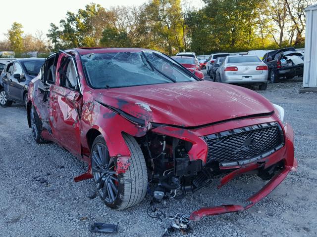 JN1FV7AR8HM871270 - 2017 INFINITI Q50 RED SP RED photo 1