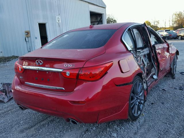 JN1FV7AR8HM871270 - 2017 INFINITI Q50 RED SP RED photo 4