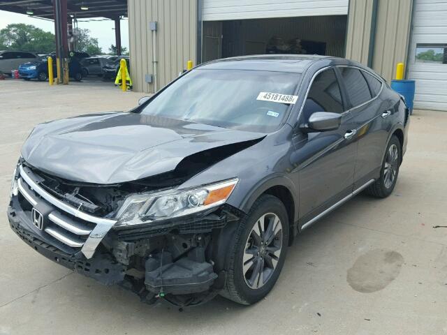 5J6TF1H55DL001323 - 2013 HONDA CROSSTOUR GRAY photo 2