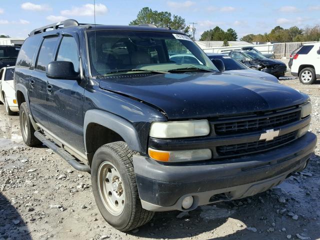 3GNFK16Z02G328590 - 2002 CHEVROLET SUBURBAN K BLACK photo 1