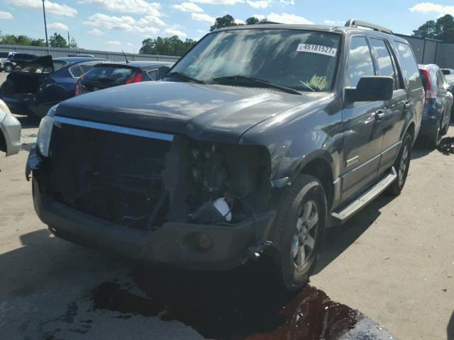 1FMFU15557LA36067 - 2007 FORD EXPEDITION GRAY photo 2