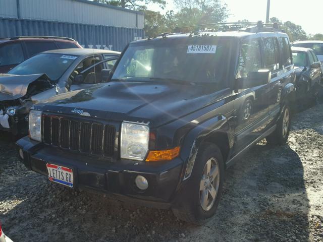 1J8HG48K66C302954 - 2006 JEEP COMMANDER BLACK photo 2