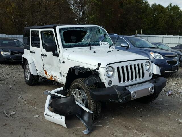 1C4BJWEG2HL688687 - 2017 JEEP WRANGLER U WHITE photo 1