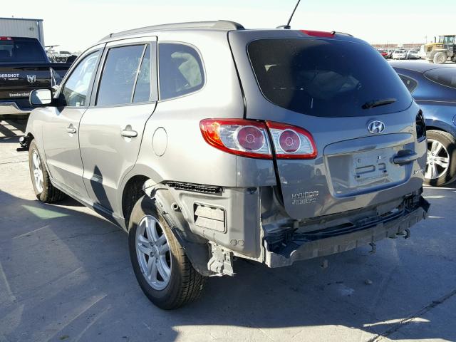 5NMSG3AB3AH406622 - 2010 HYUNDAI SANTA FE G GRAY photo 3