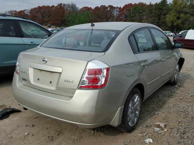 3N1AB61E37L703944 - 2007 NISSAN SENTRA BEIGE photo 4