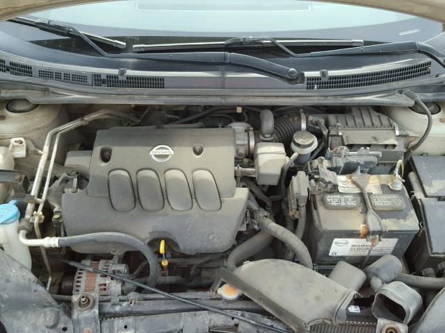 3N1AB61E37L703944 - 2007 NISSAN SENTRA BEIGE photo 7