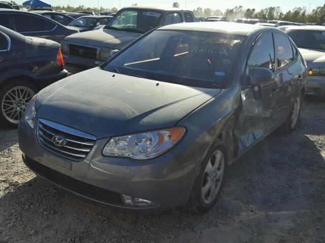 KMHDU4AD5AU981754 - 2010 HYUNDAI ELANTRA BL SILVER photo 2