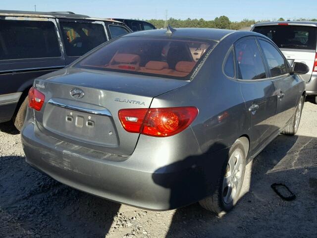 KMHDU4AD5AU981754 - 2010 HYUNDAI ELANTRA BL SILVER photo 4