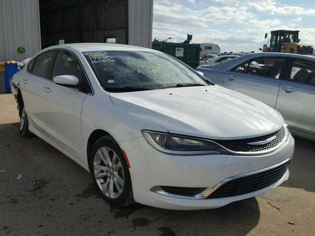 1C3CCCAB8GN160036 - 2016 CHRYSLER 200 LIMITE WHITE photo 1