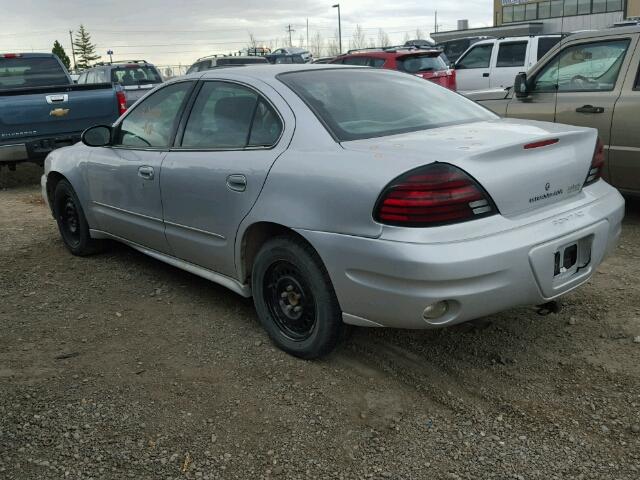 1G2NE52E75M175640 - 2005 PONTIAC GRAND AM S Gümüş foto 3