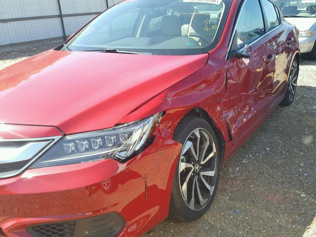 19UDE2F4XJA004742 - 2018 ACURA ILX SPECIA RED photo 9