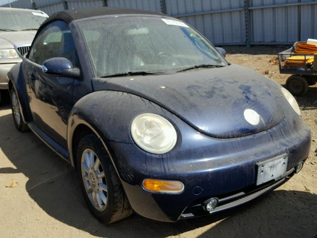 3VWCM31Y65M302868 - 2005 VOLKSWAGEN NEW BEETLE 蓝色 照片 1