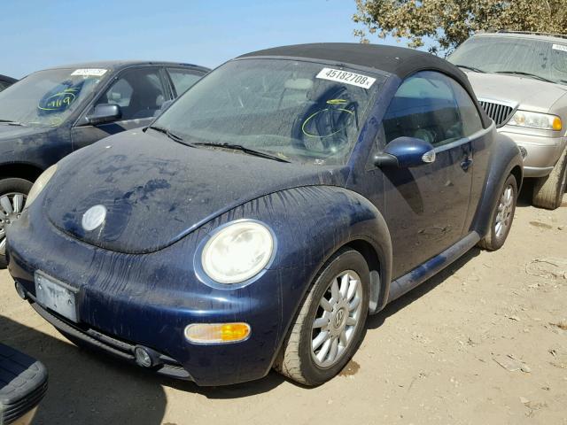 3VWCM31Y65M302868 - 2005 VOLKSWAGEN NEW BEETLE 蓝色 照片 2