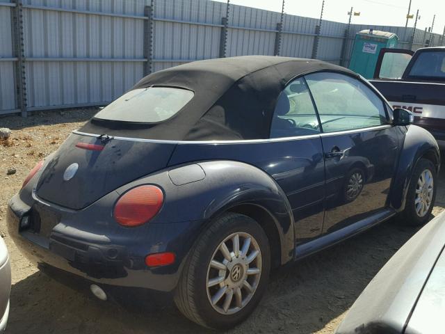 3VWCM31Y65M302868 - 2005 VOLKSWAGEN NEW BEETLE 蓝色 照片 4