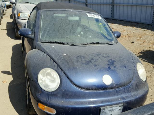 3VWCM31Y65M302868 - 2005 VOLKSWAGEN NEW BEETLE 蓝色 照片 9