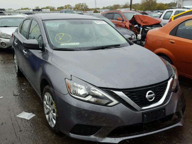 3N1AB7AP4GY208534 - 2016 NISSAN SENTRA S CHARCOAL photo 1